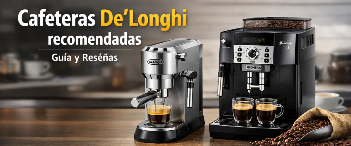 Cafeteras DeLonghi recomendadas: Dedica y Magnifica S